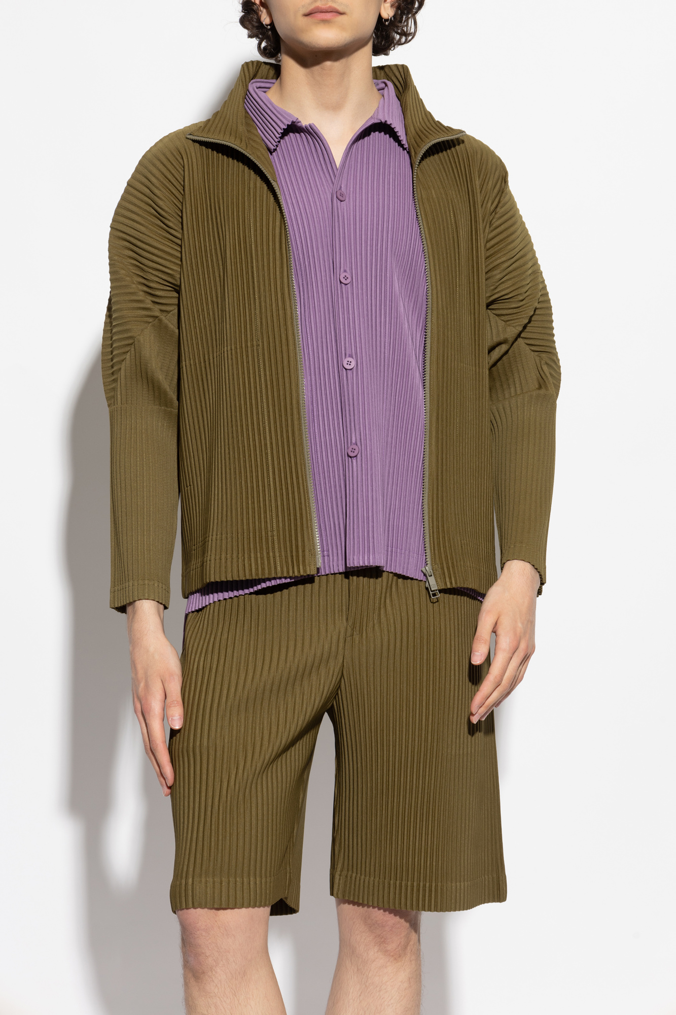 HOMME PLISSE ISSEY MIYAKE ノースリーブ&カーディガン